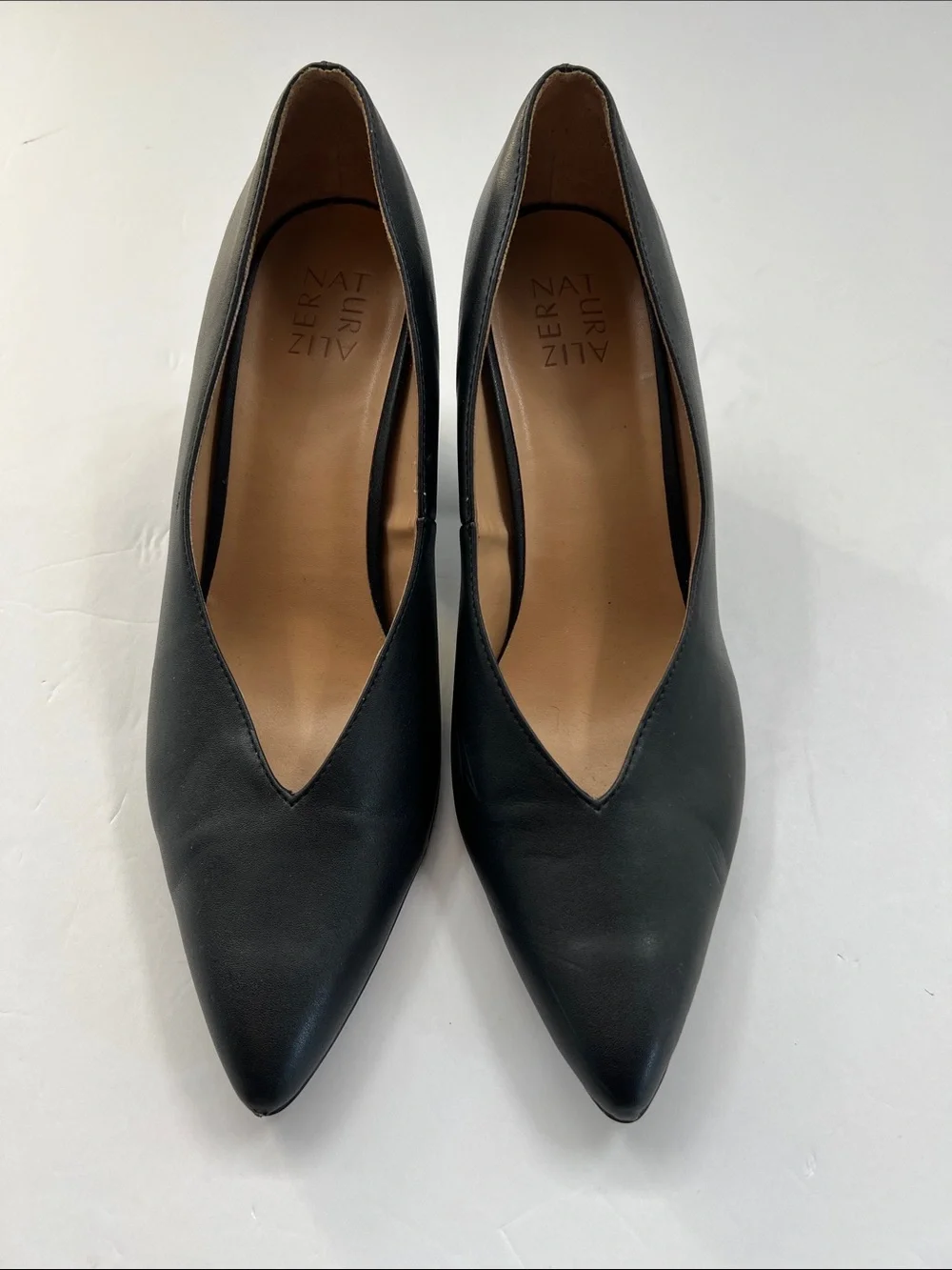 Naturalizer Paden Leather Block Heel Pump